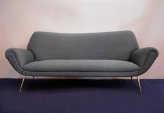 1950s Italian Three Seats Sofa by Isa Bergamo