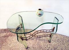 Fontana Arte-Pietro Chiesa Rare Crystal Table from the 1940s