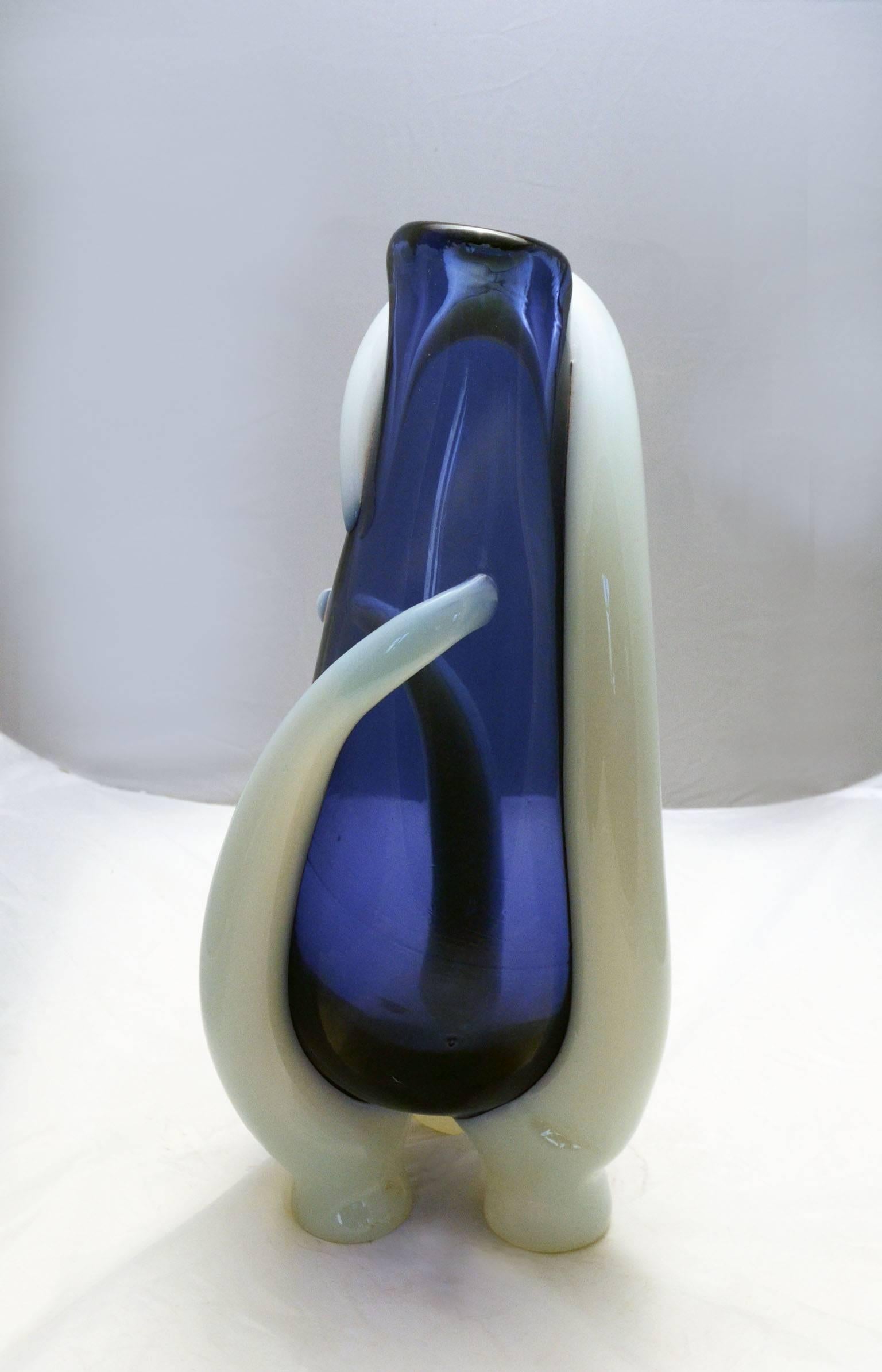 Murano Glass Claire Falkenstein for Salviati Murano 1970s Sculpture Limited Edition Nine Pcs For Sale
