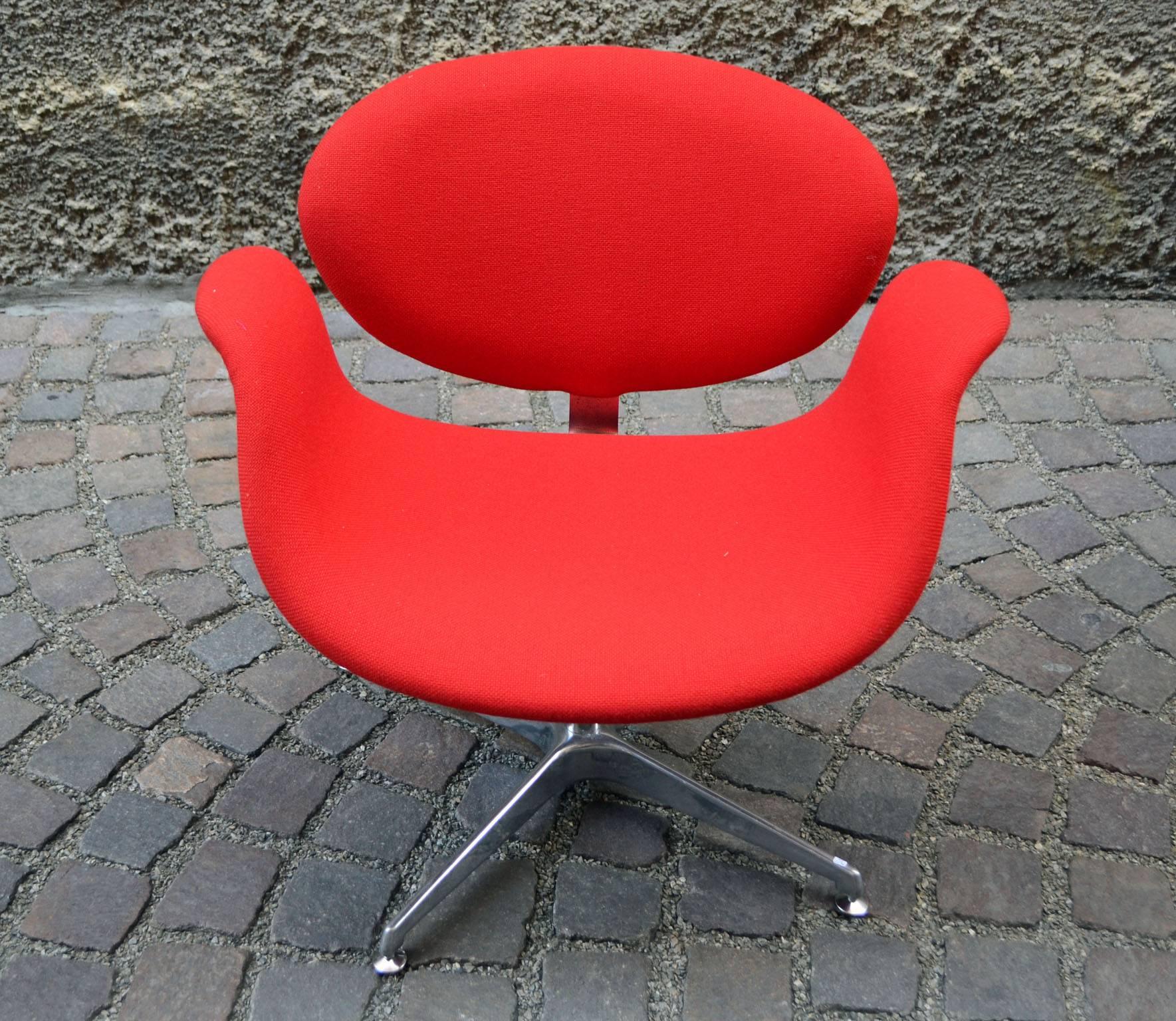 Pierre Paulin Little Tulip Chairs for Artifort 1960s First Series, Set of Two In Excellent Condition For Sale In Parma, IT