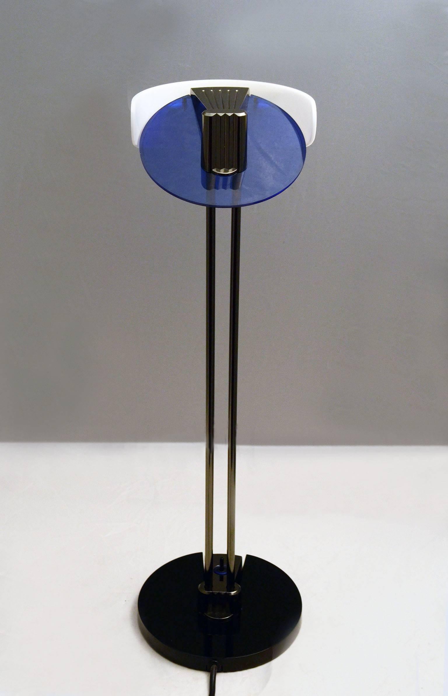 Italian Arteluce 'Fritz' 1980s Table Lamp Design Perry King & Santiago Miranda For Sale