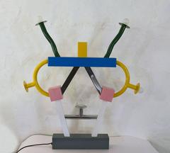 Ettore Sottsass for Memphis 'Ashoka' Big Table Lamp, 1981