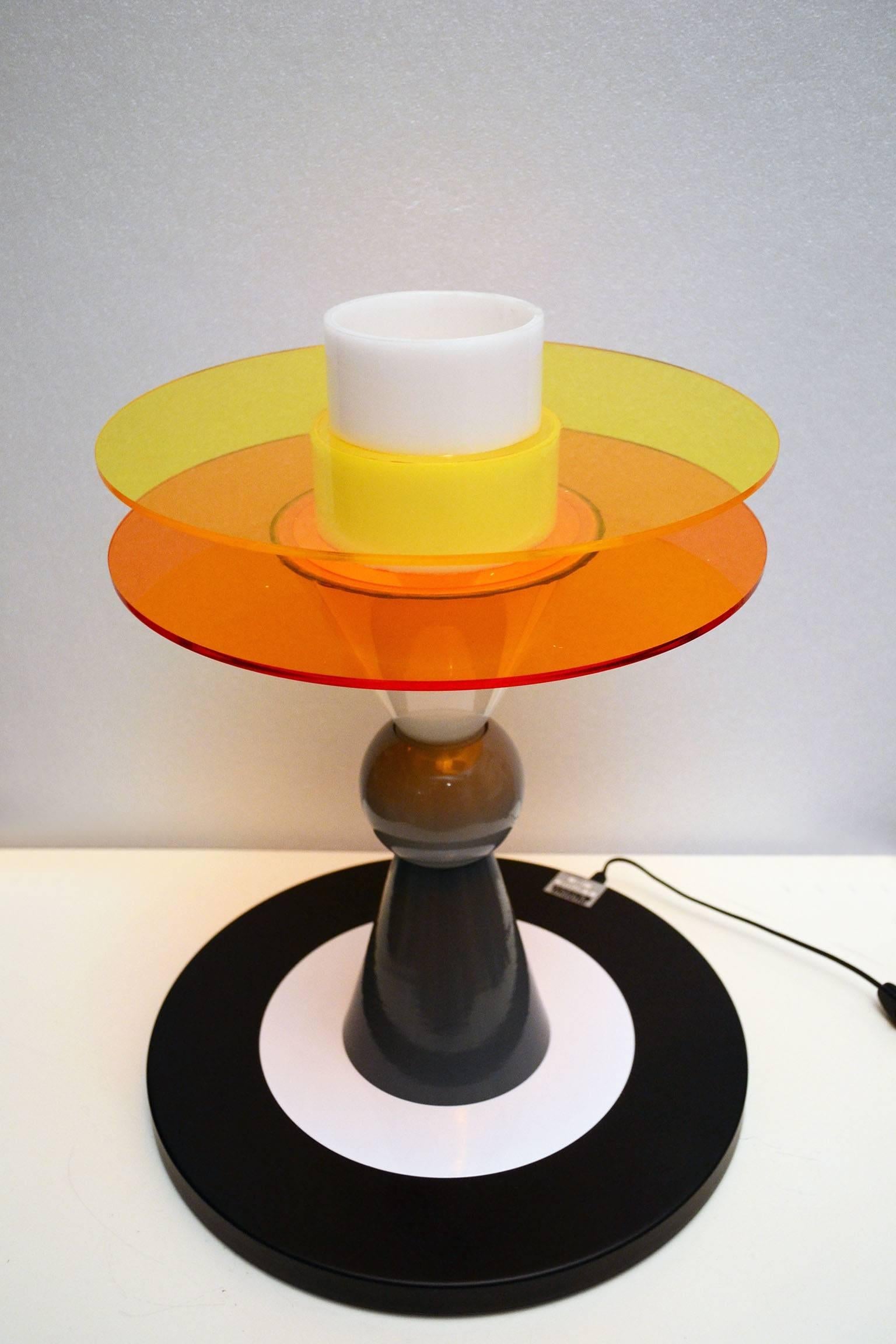 Post-Modern Ettore Sottsass for Memphis 'Bay' Table Lamp, 1983 For Sale