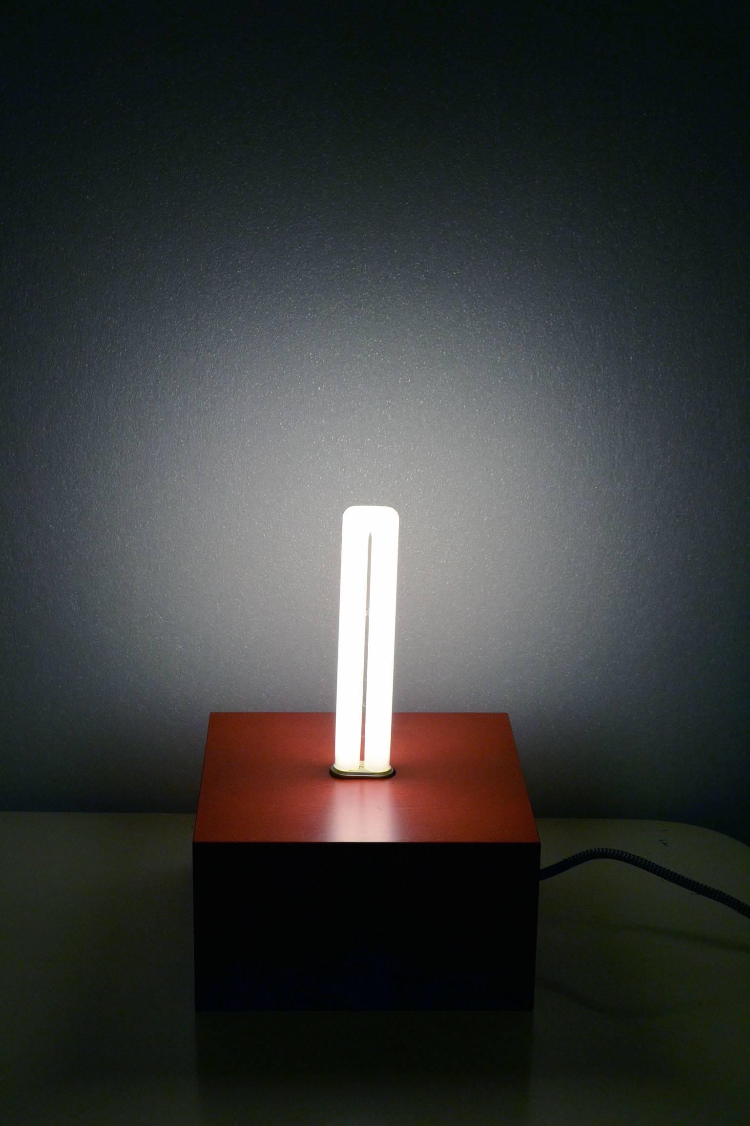 Post-Modern Ettore Sottsass for Memphis 'Jagati' Table or Wall Lamp in Wood, Year 2000 For Sale