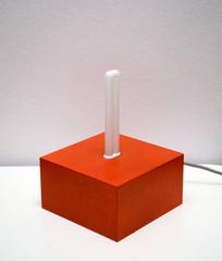 Ettore Sottsass for Memphis 'Jagati' Table or Wall Lamp in Wood, Year 2000