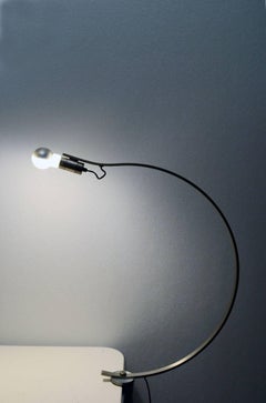 Rare Design Desk Lamp in Steel from the 1970s