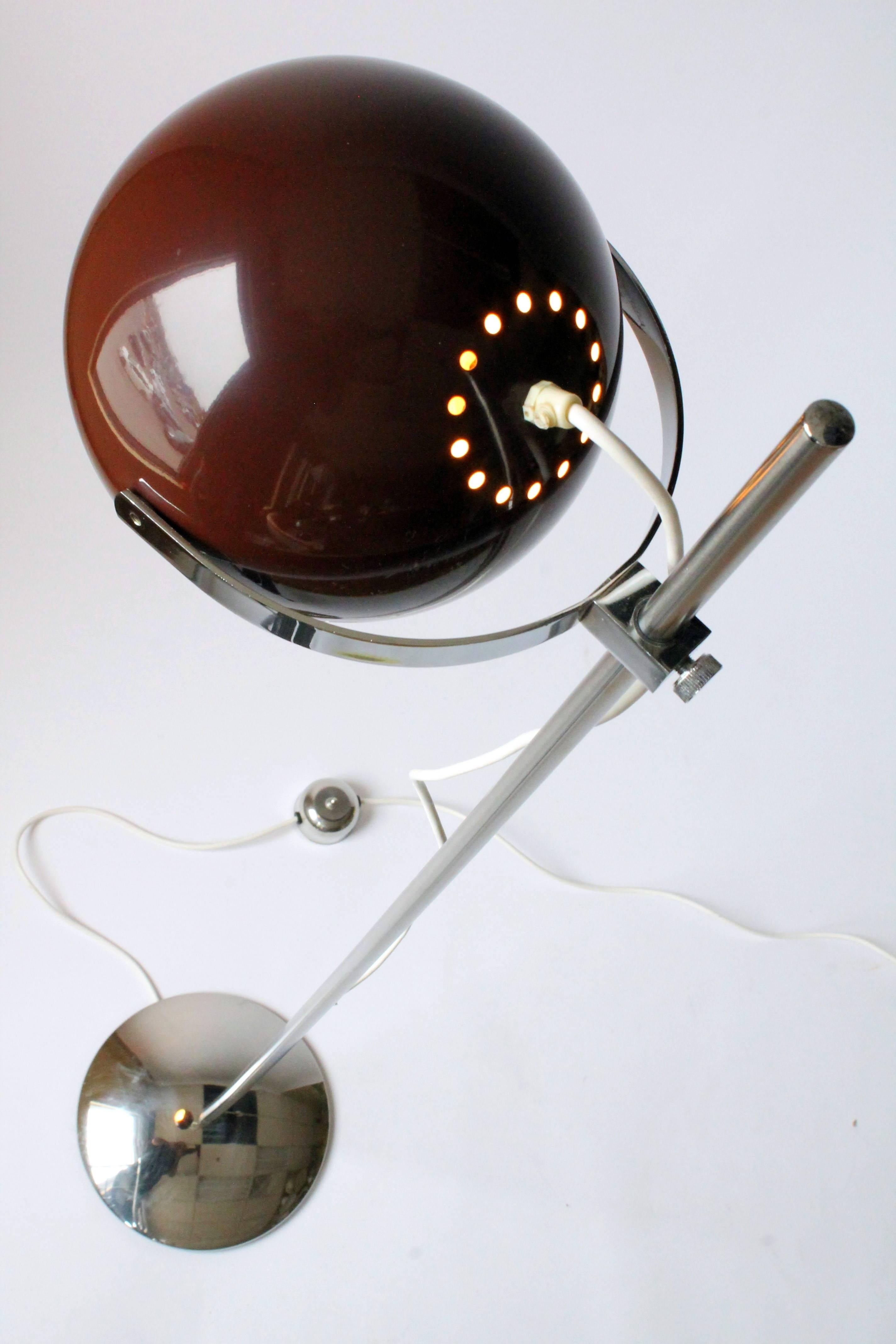 mid century eyeball floor lamp