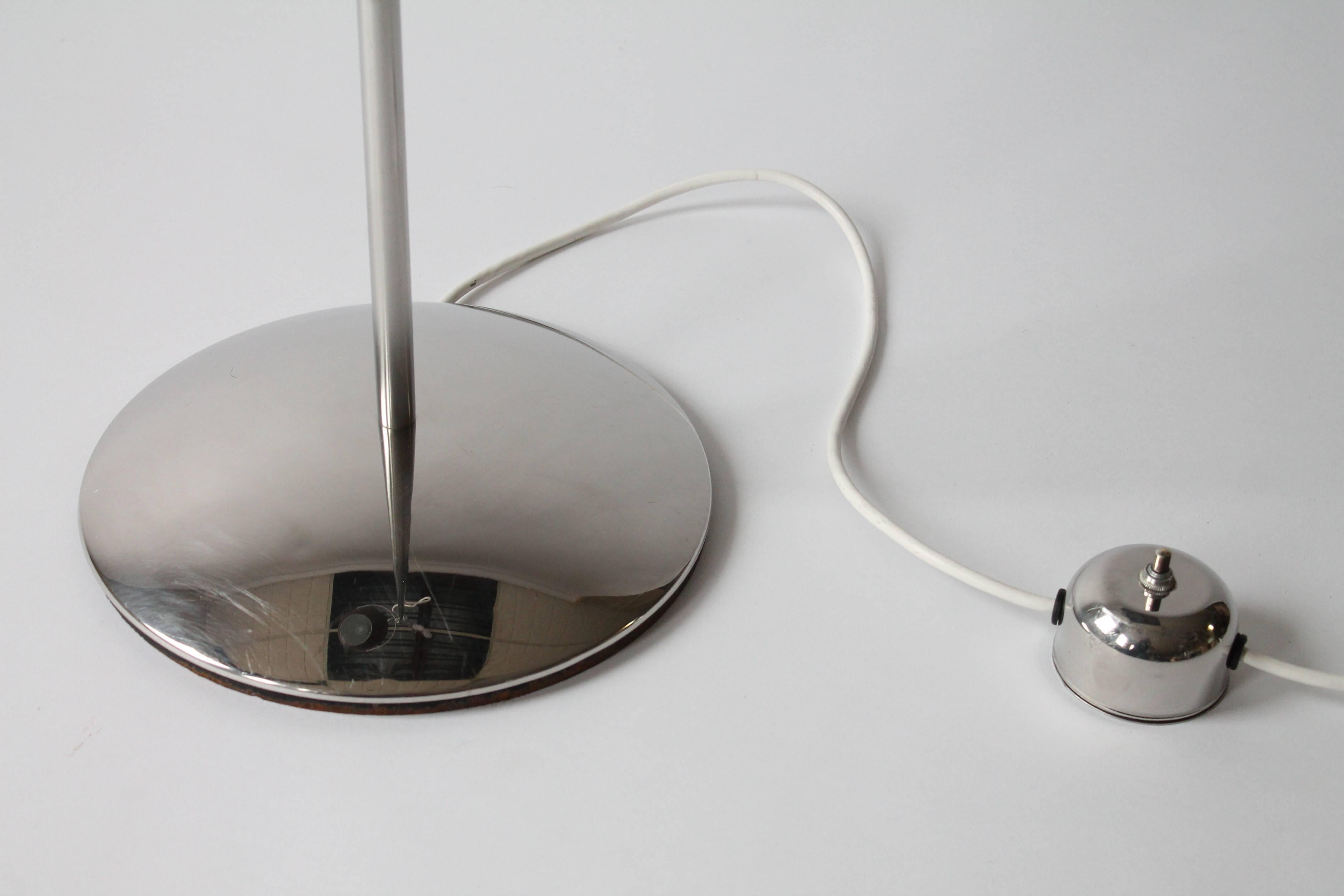 Enameled Reggiani Dark Brown Eyeball Floor Lamp, 1960s, Italia