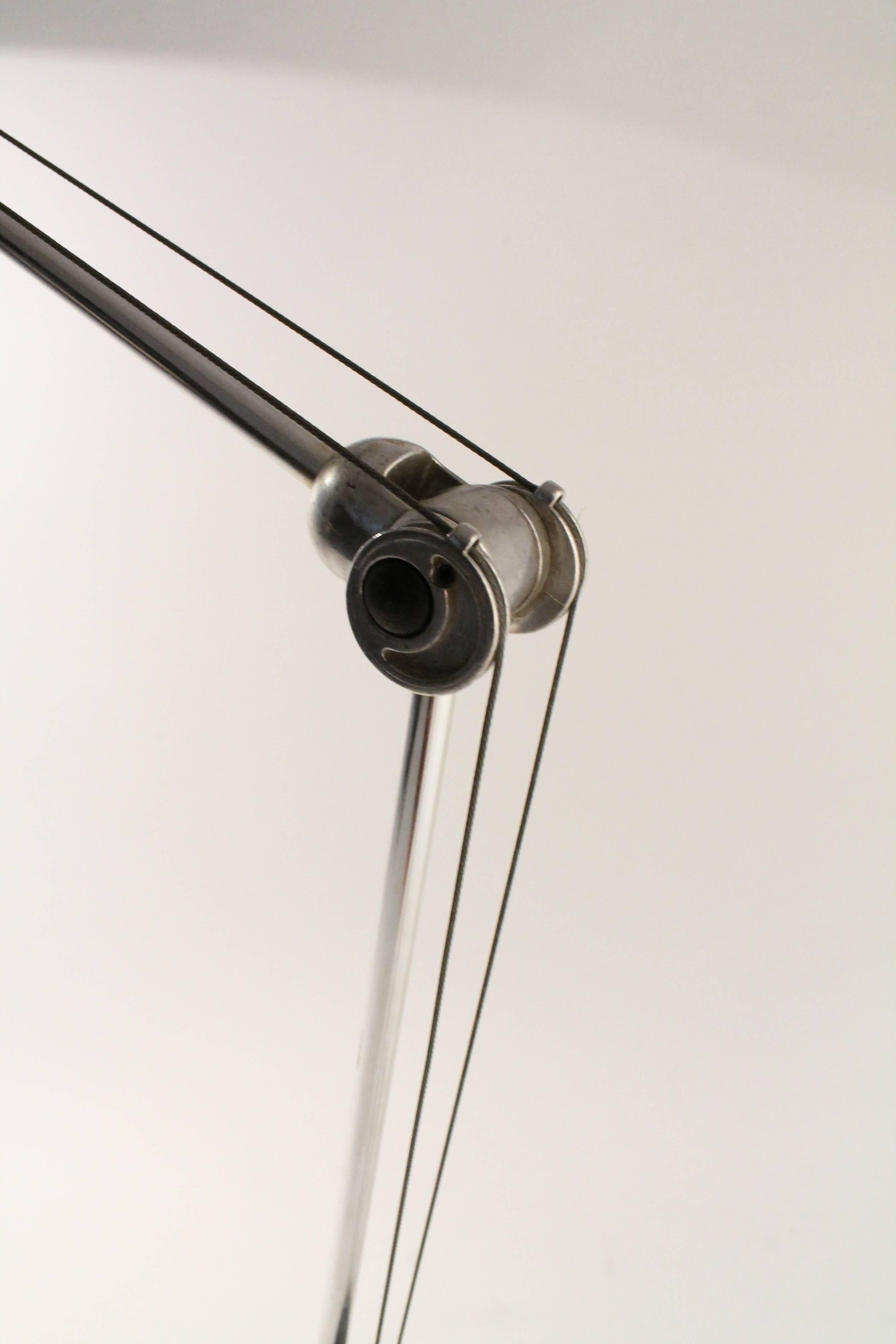 Italian Artemide Zante Halogen Table Lamp Vintage Modern, 1980 Italia