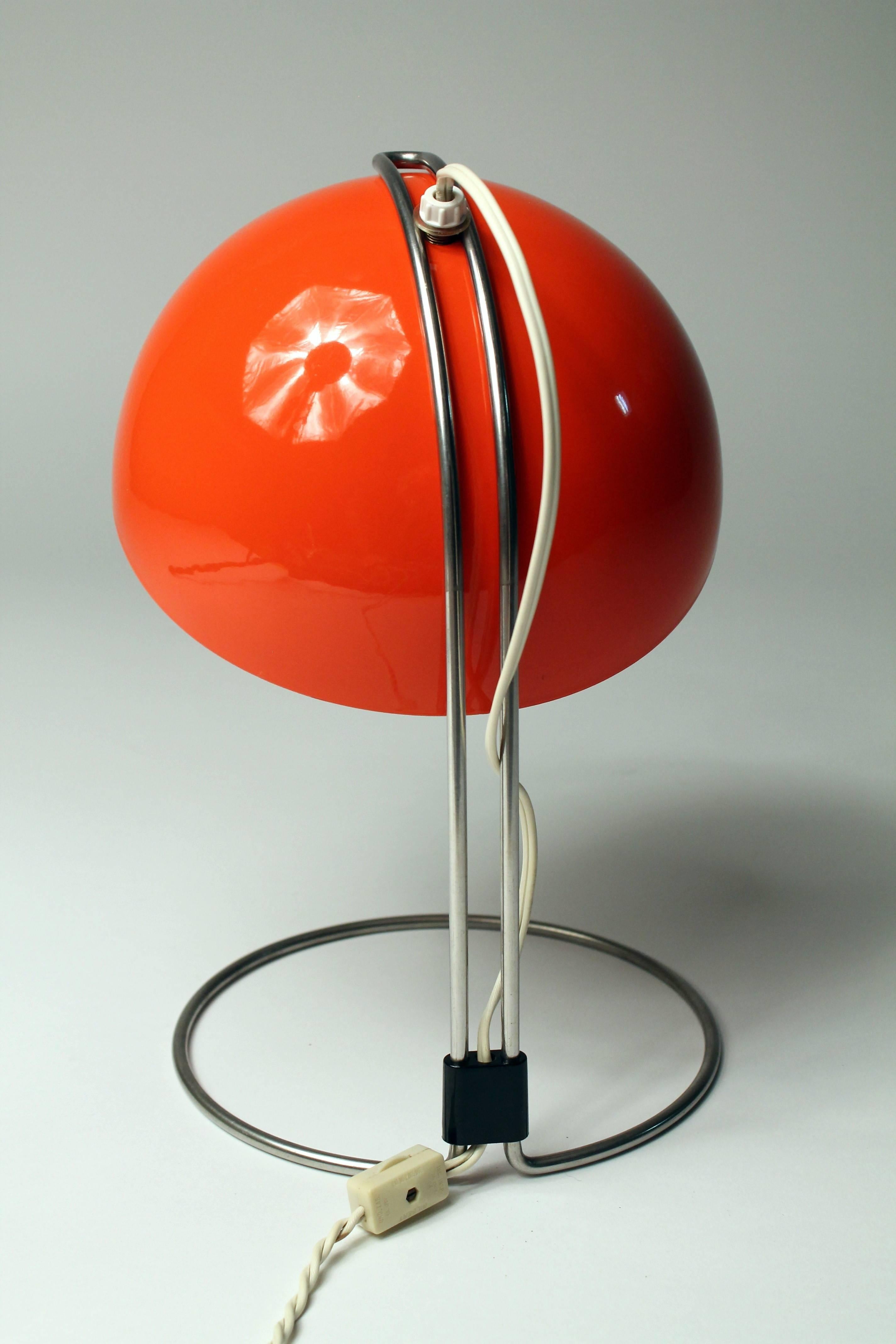 Danish Early  Edition of Verner Panton VP4 Flower Pot Table Lamp, 1960s, Denmark