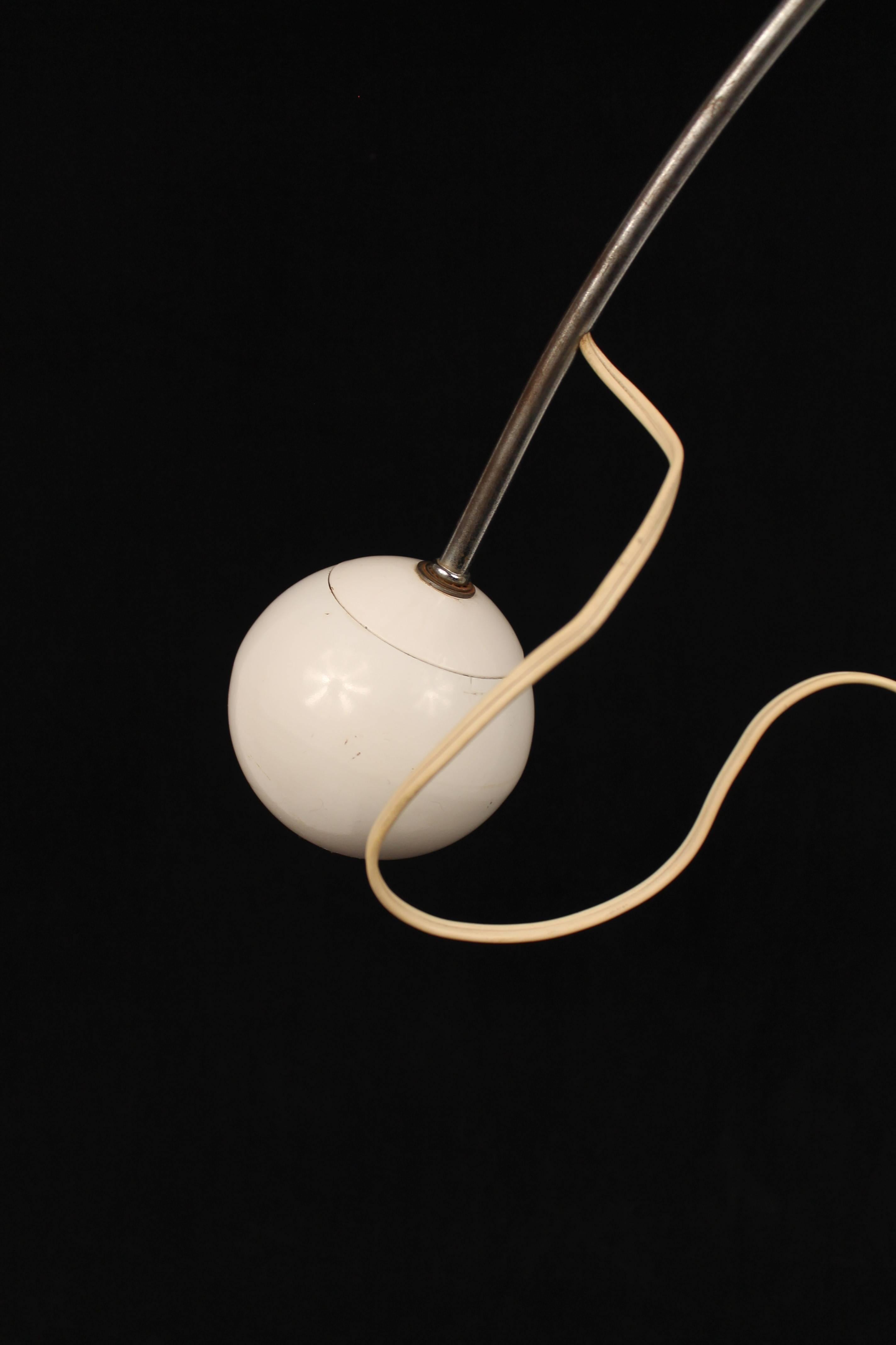 Chrome Counterweight Floor Lamp,  Mid Century Modern ,  1960s , USA