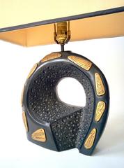 Table Lamp Made of Thick and Heavy Plaster from FAIP, 1950s , USA