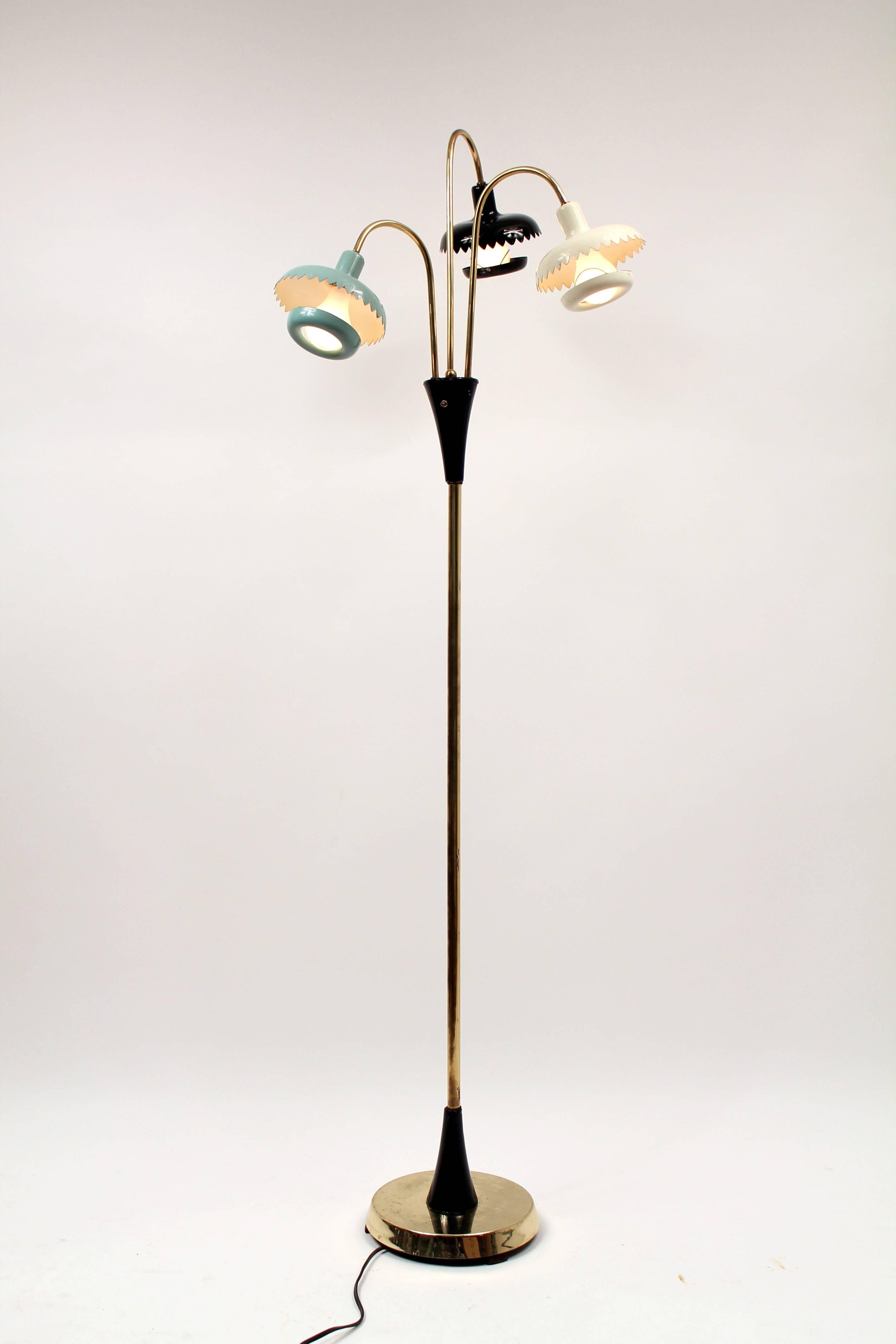 American Floor Lamp, Mid-Century Modern, 1950s, USA