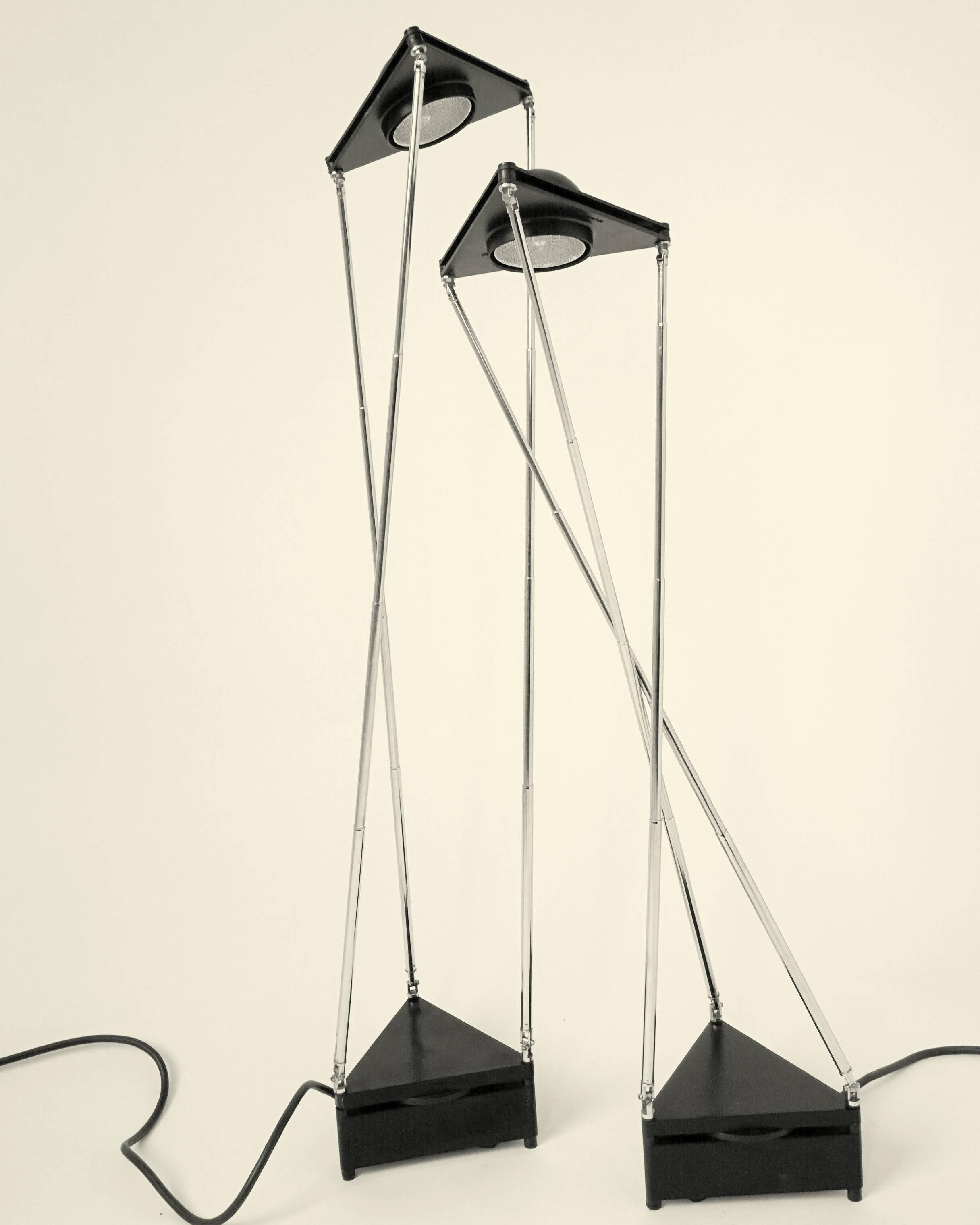 F.A.Porsche Lampada da tavolo alogena telescopica Kandido , 1989 , Italia in vendita 2