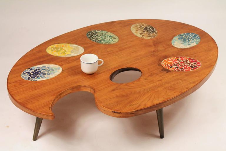 Art palette table Clearance