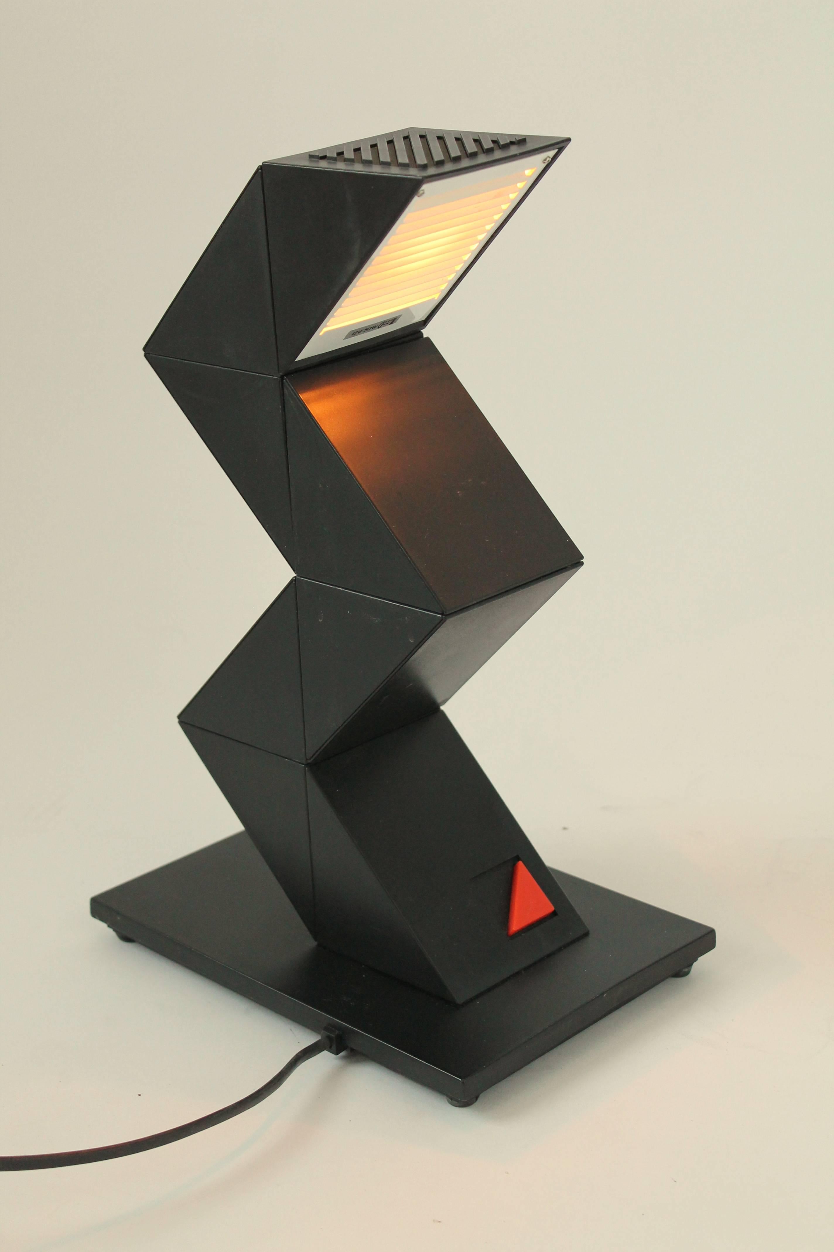 Moderne Lampe de bureau halogène Zig Zag Modular de E-Lite, 1980, Hollande en vente