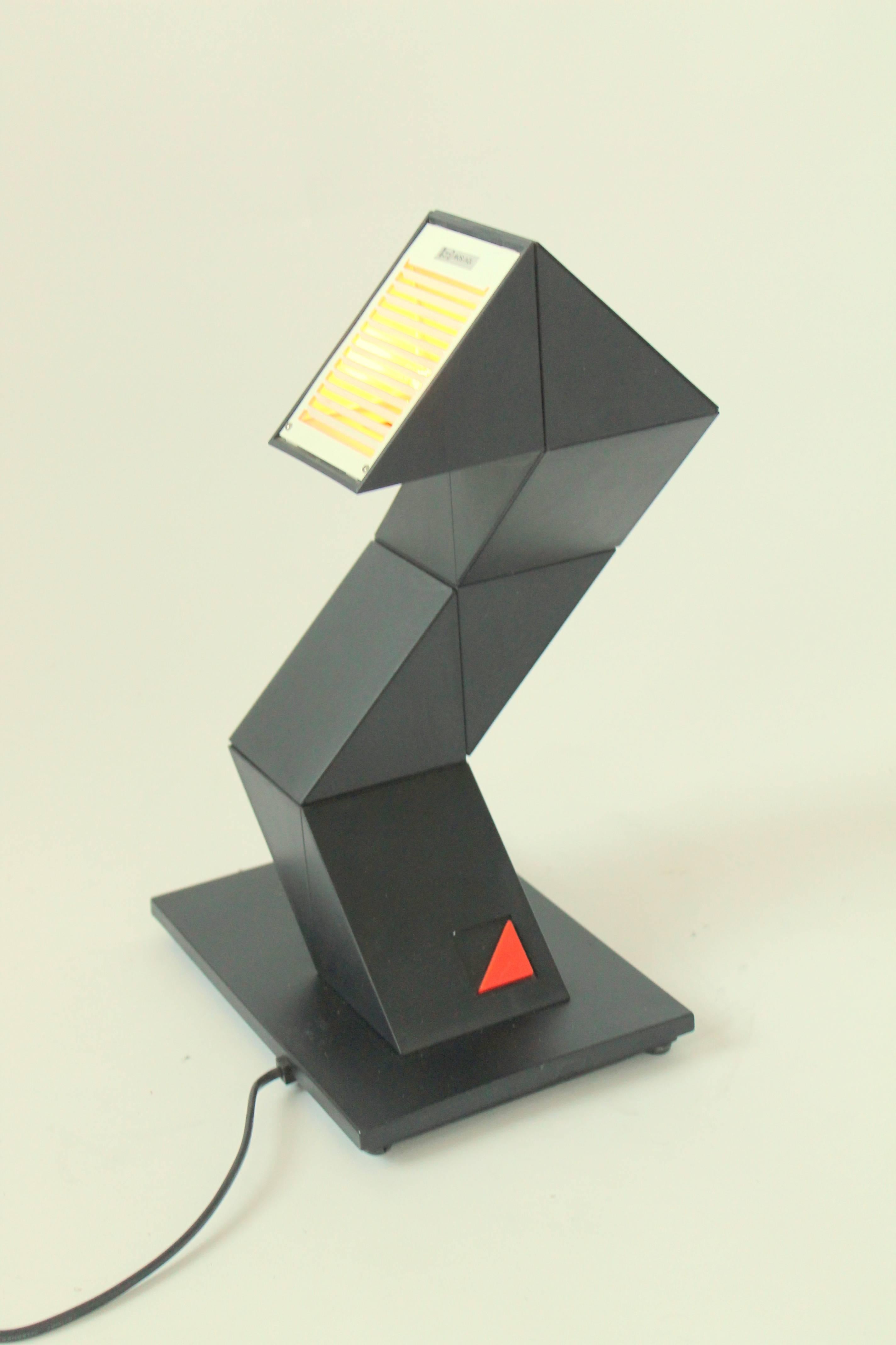 Fin du 20e siècle Lampe de bureau halogène Zig Zag Modular de E-Lite, 1980, Hollande en vente