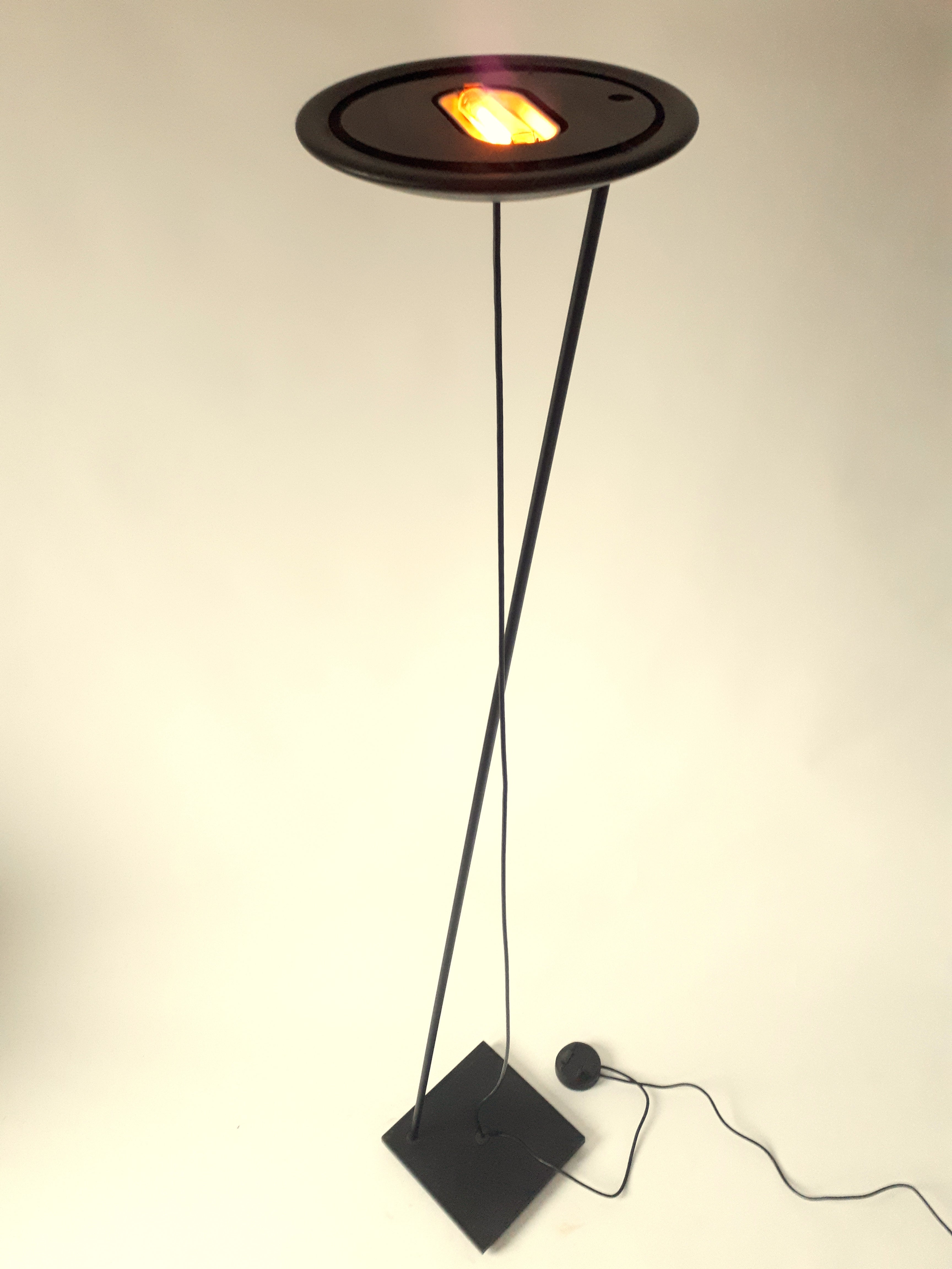 Tao Modern Halogen Torchiere Floor Lamp From Paf Studio 1980 Italy