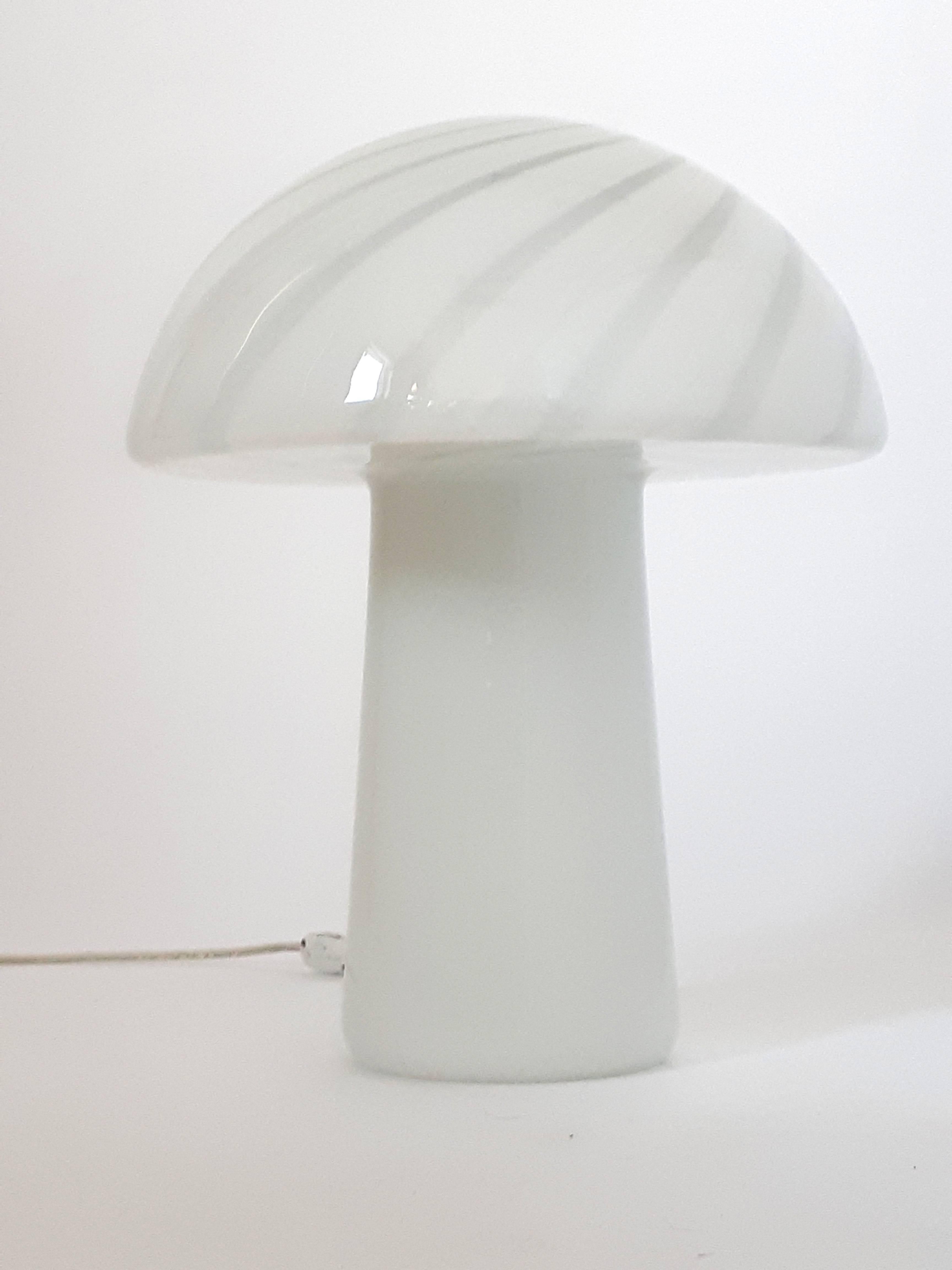 Mid-20th Century Vistosi Glass Table Lamp, Murano, Italia, 1960s