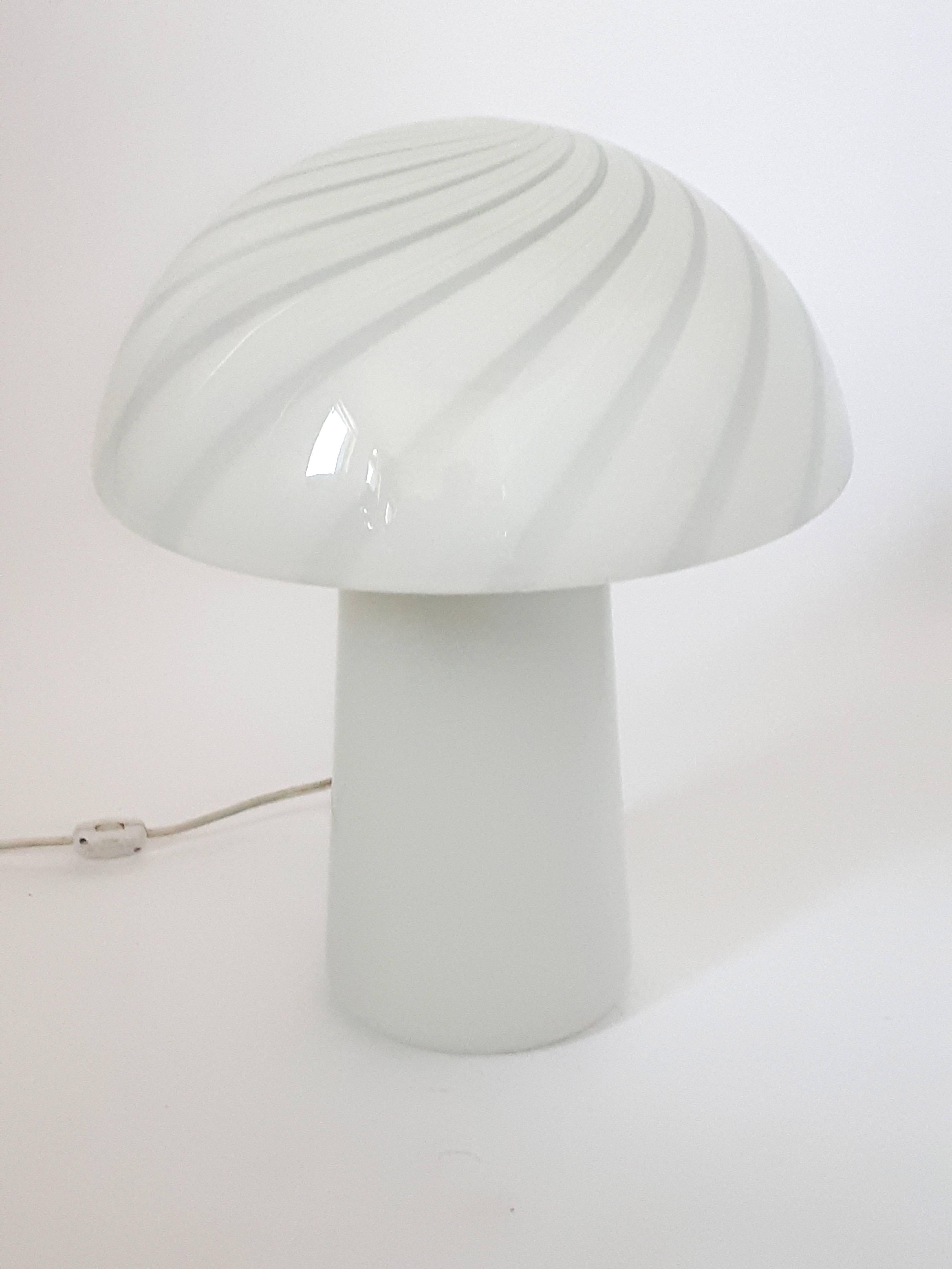Vistosi Glass Table Lamp, Murano, Italia, 1960s 1