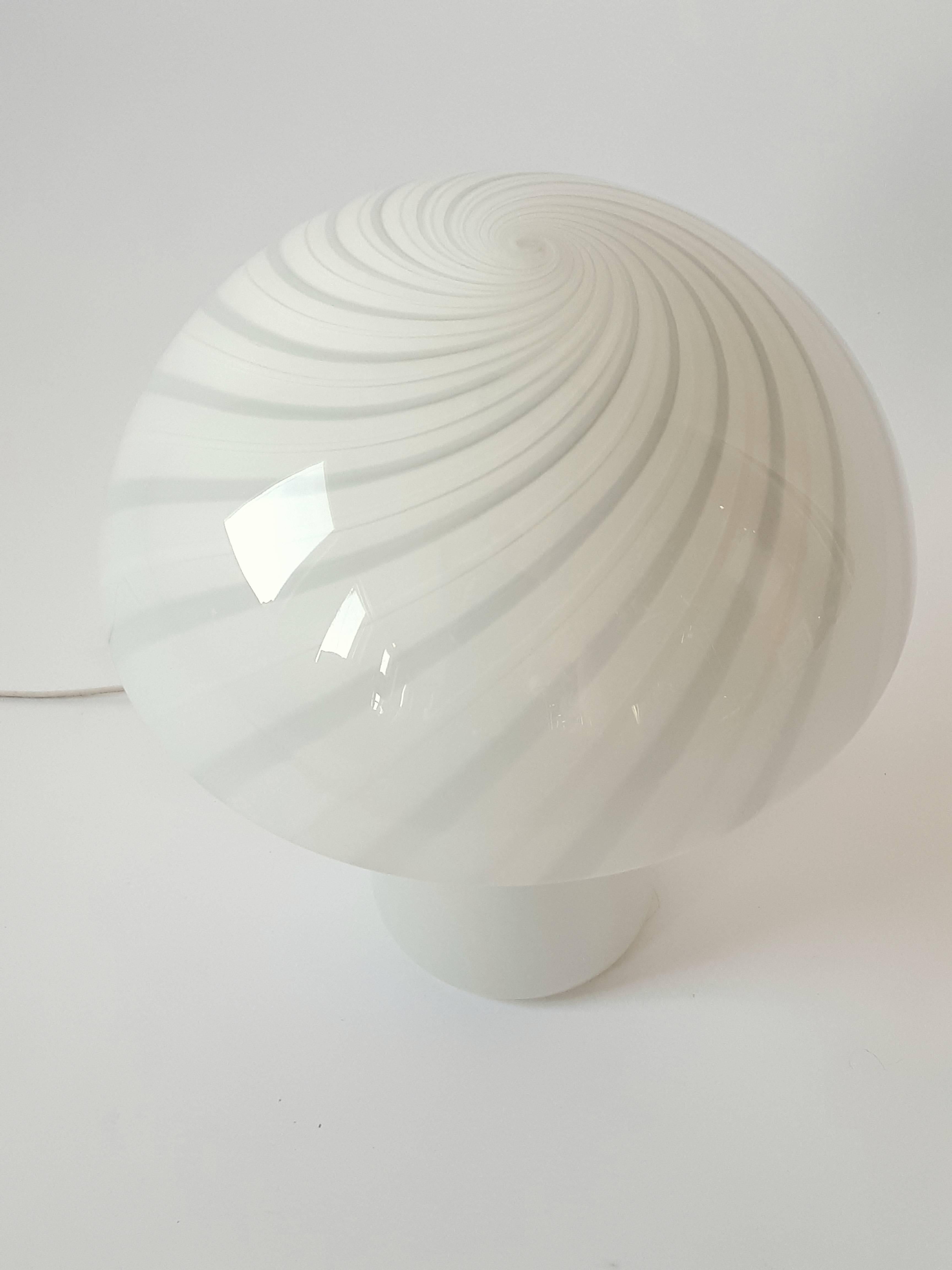 Vistosi Glass Table Lamp, Murano, Italia, 1960s 2