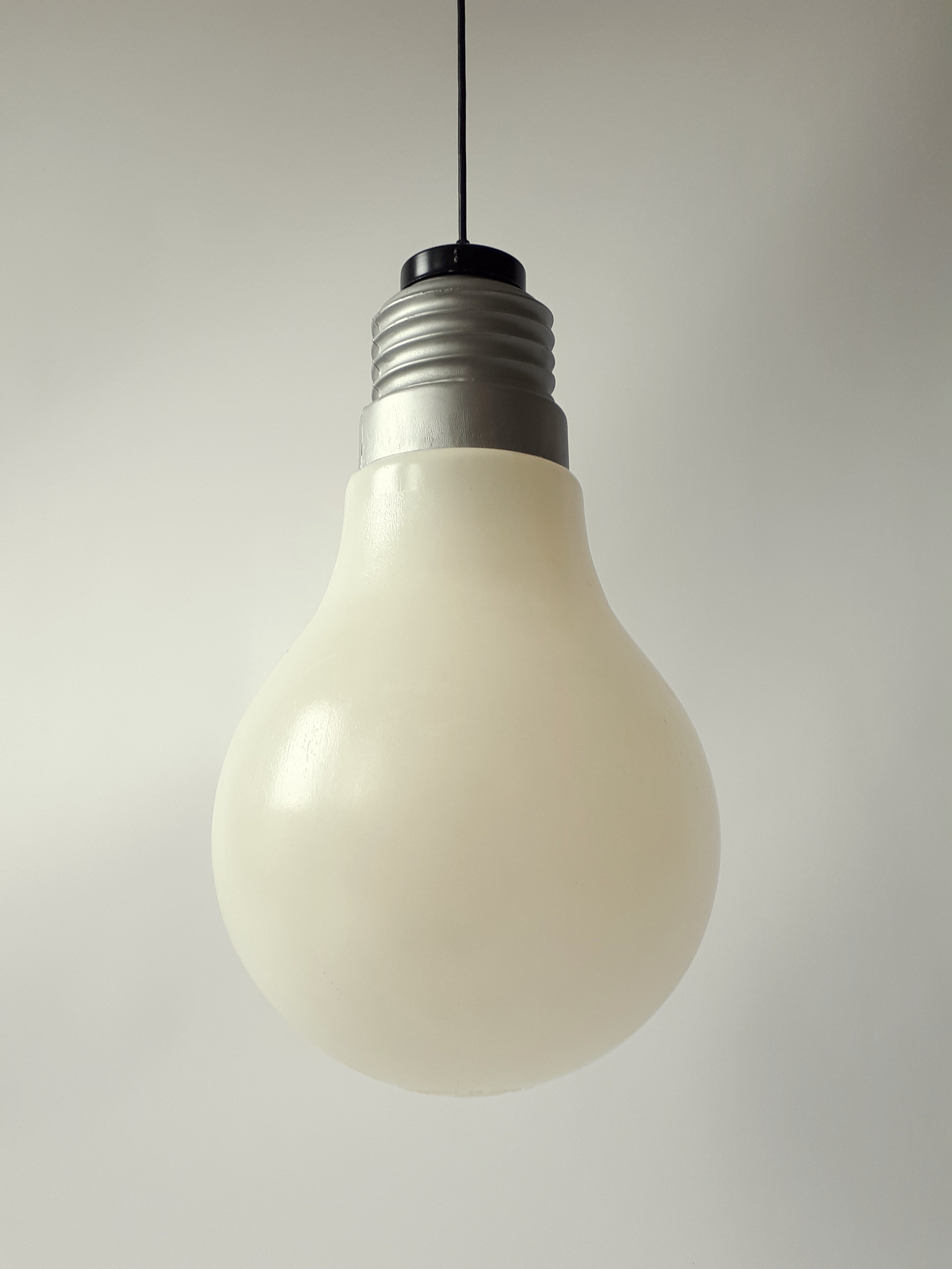 Plastic Light Bulb Pendant From Ingo Maurer, 1969, Usa For Plastic Light Bulb Pendant From Ingo Maurer, 1969, Usa For