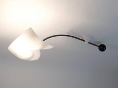Foscarini 'Ricerca' Halogen Flush Mount with Murano Glass, 1980s, Italia