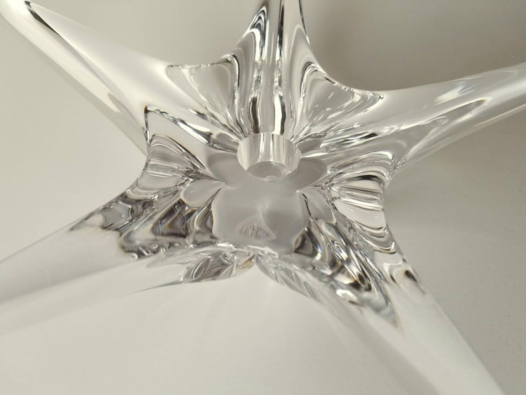 Pair of Daum Star Crystal Candle Holder , 1970s , France ...
