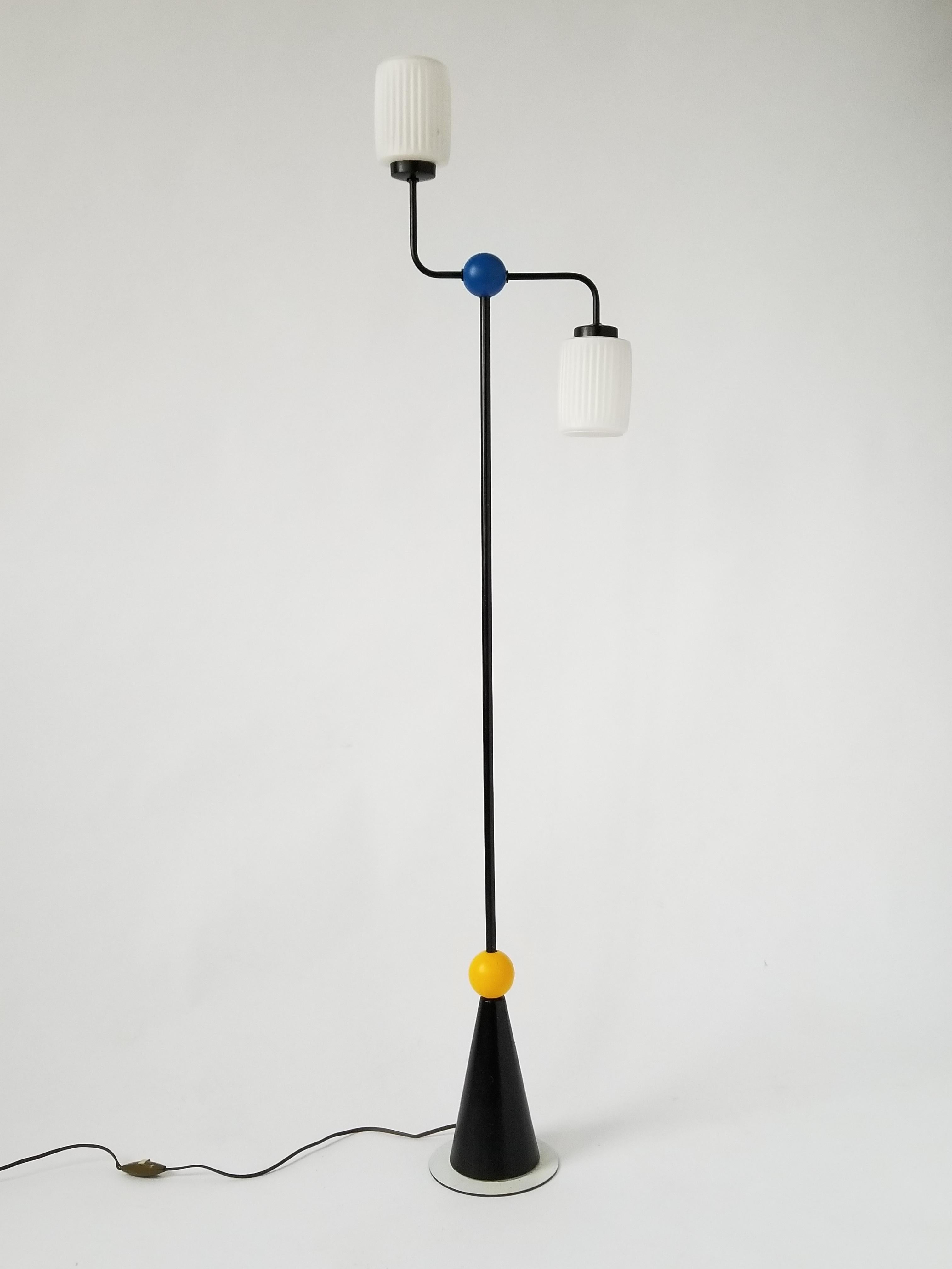 Français Lampadaire unique de France, années 1980 en vente