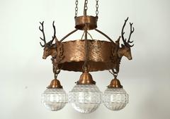 Exquisite Chandelier of an Austrian Hunting Lodge