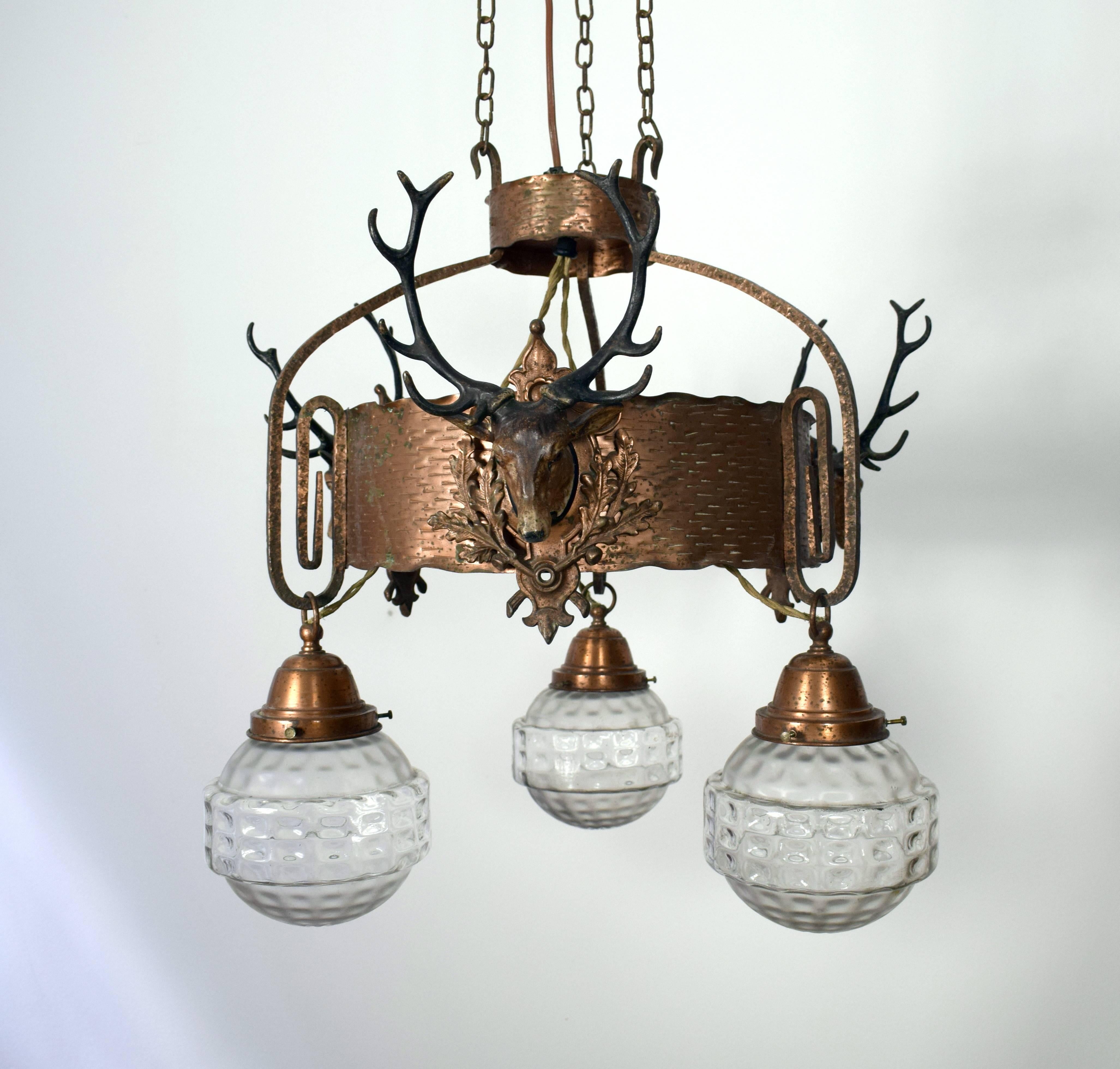 Exquisite Chandelier of an Austrian Hunting Lodge 1