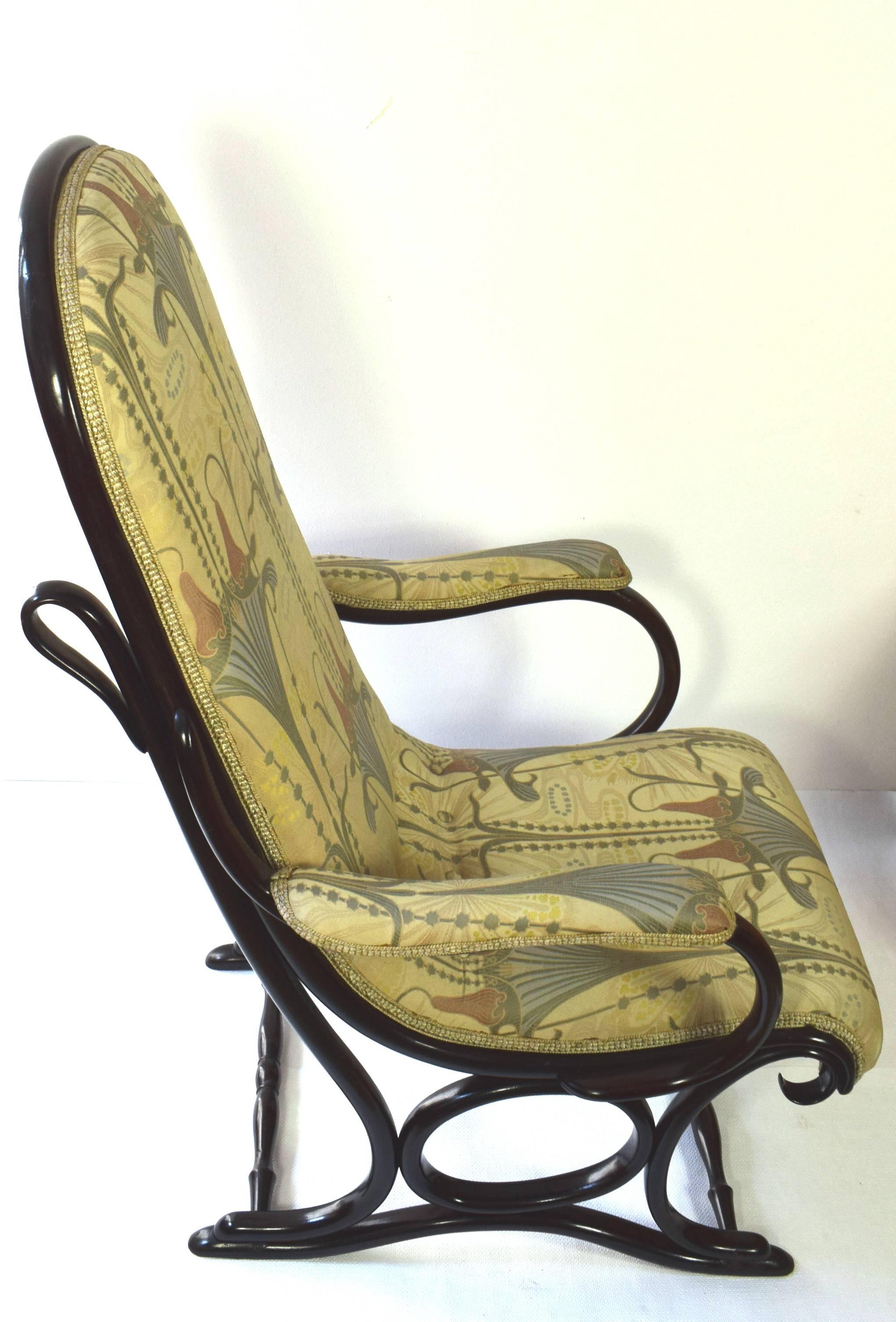 Art Nouveau Thonet Salonfauteuil Nr. 1 For Sale