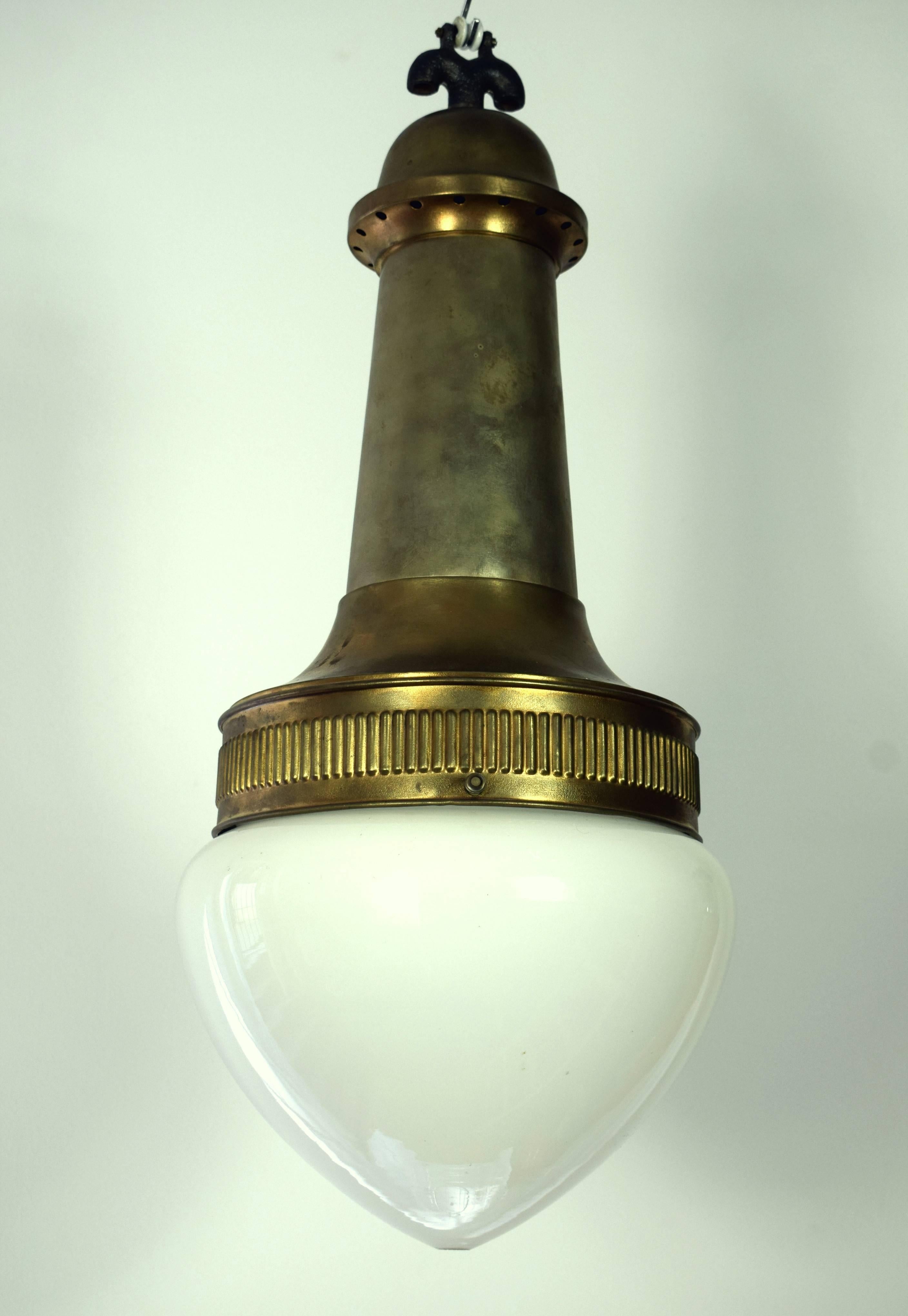 Otto Wagner Stadtbahn Ceiling Lamp In Good Condition For Sale In Wien, AT