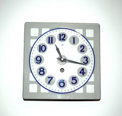 Enameled Wall Clock Art Nouveau Vienna Secession