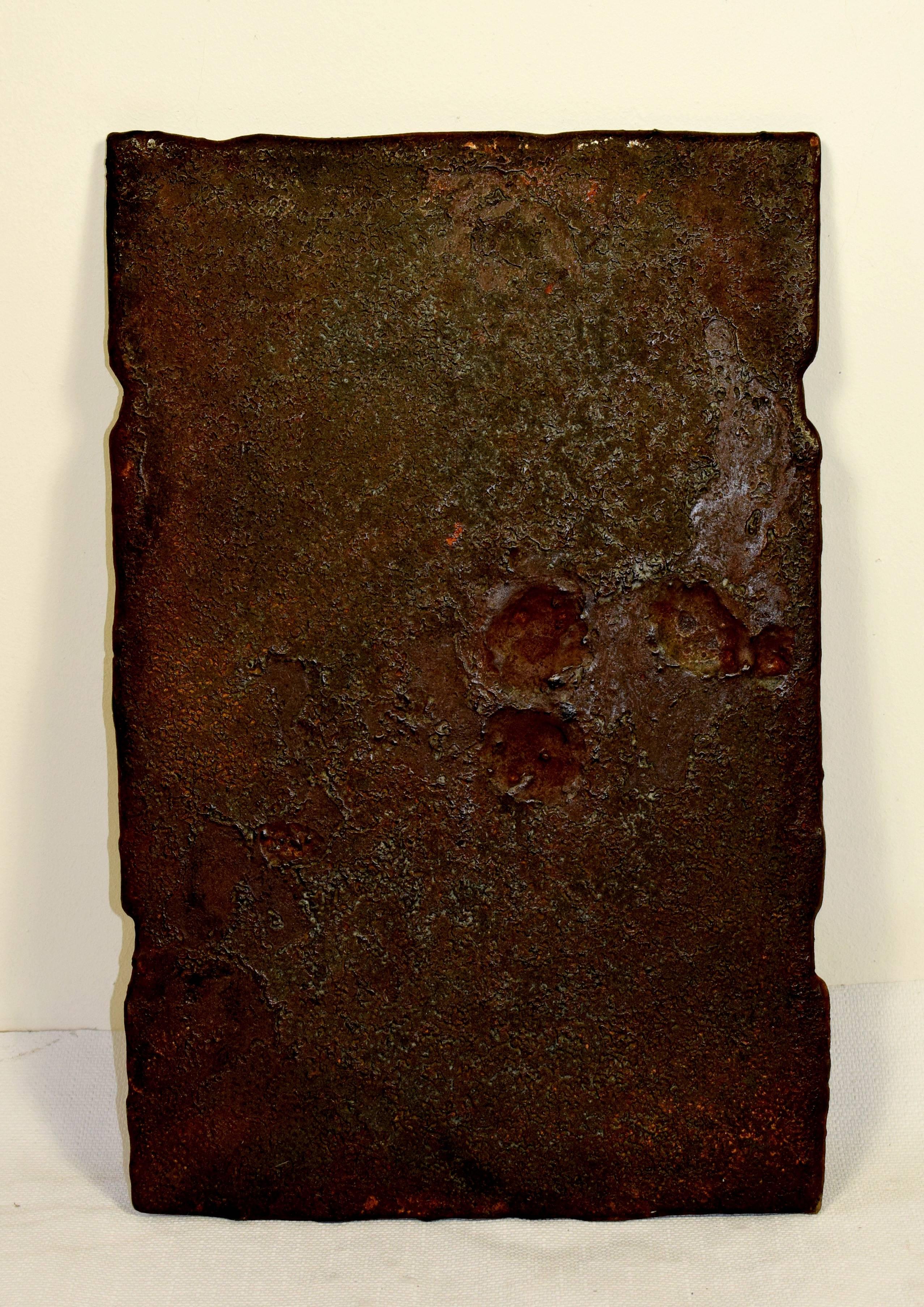 German Early 18th Century Front Fireback: Bible 4. Book of Mose (Promised Country) For Sale