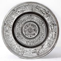 Two Large Art Nouveau Cast Iron Zodiac Wall plates