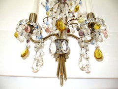 Oswald Haerdtl, J & L Lobmeyr Flower Bouquet Wall Lamp