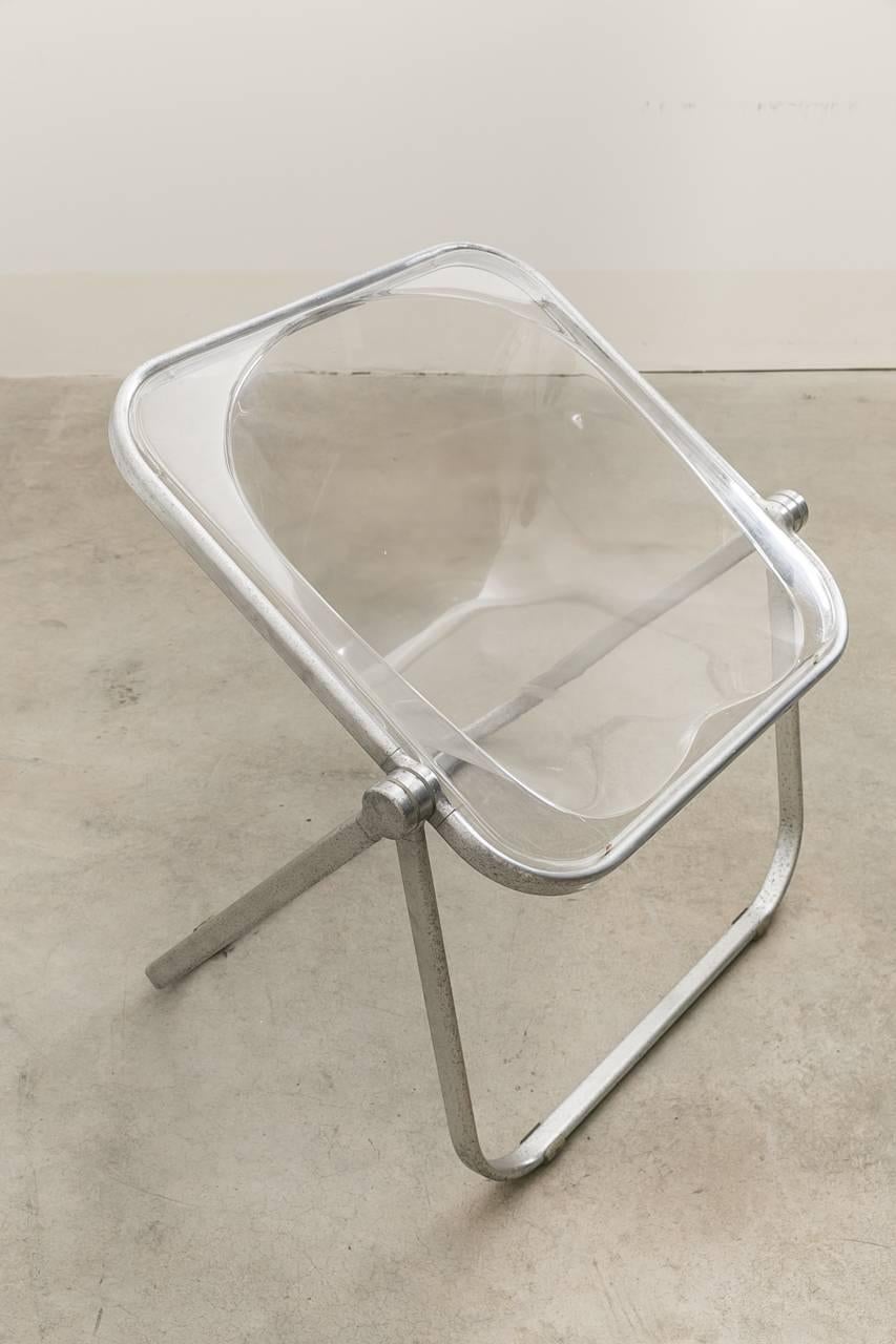 20th Century Plona Chair by Giancarlo Piretti for Castelli, circa 1970, Italy