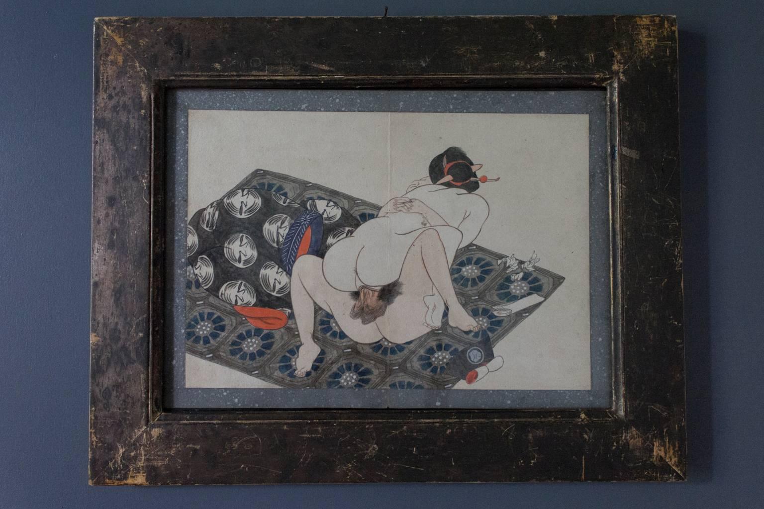 Shunga was heavily influenced by illustrations in Chinese medicine manuals beginning in the Muromachi era (1336 to 1573). Zhou Fang, a great Tang-dynasty Chinese erotic painter, is also thought to have been influential. He, like many erotic artists