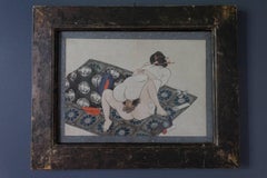 Original and Framed Shunga Prints by Kitagawa Utamaro