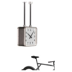 Double-Sided Ceiling clock by Gio Ponti for Enrico Boselli, Italy, 1940's