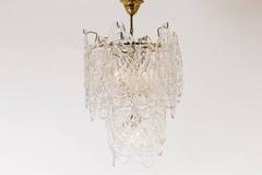 Chandelier by Mazzega Model "Ragnatela, " 1960