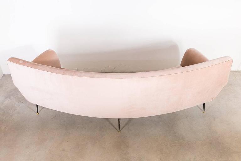 Italian MidCentury Banana Lounge For Sale at 1stdibs