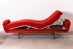 Italian Mid-Century Daybed and Armchairs, 1958
