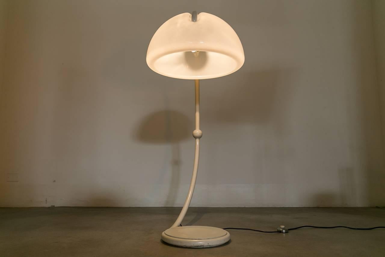 20th Century Serpente Lamp by Elio Martinelli for Martinellu Luce, circa 1970, Italy