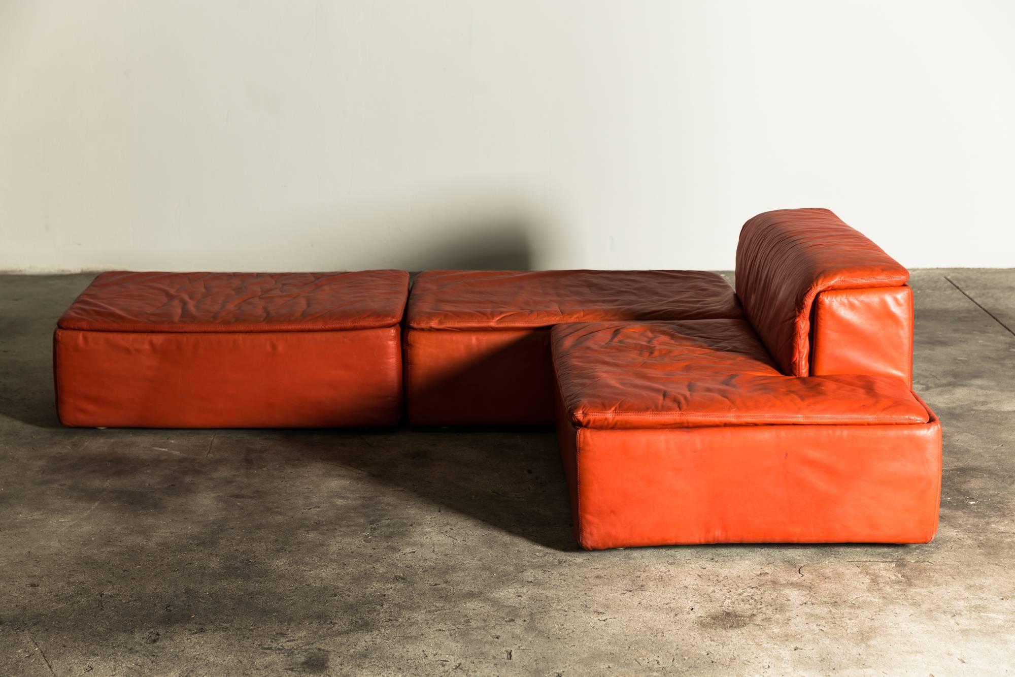 Italian 1968 “Paione” Sofa Designed by Claudio Salocchi for Sormani