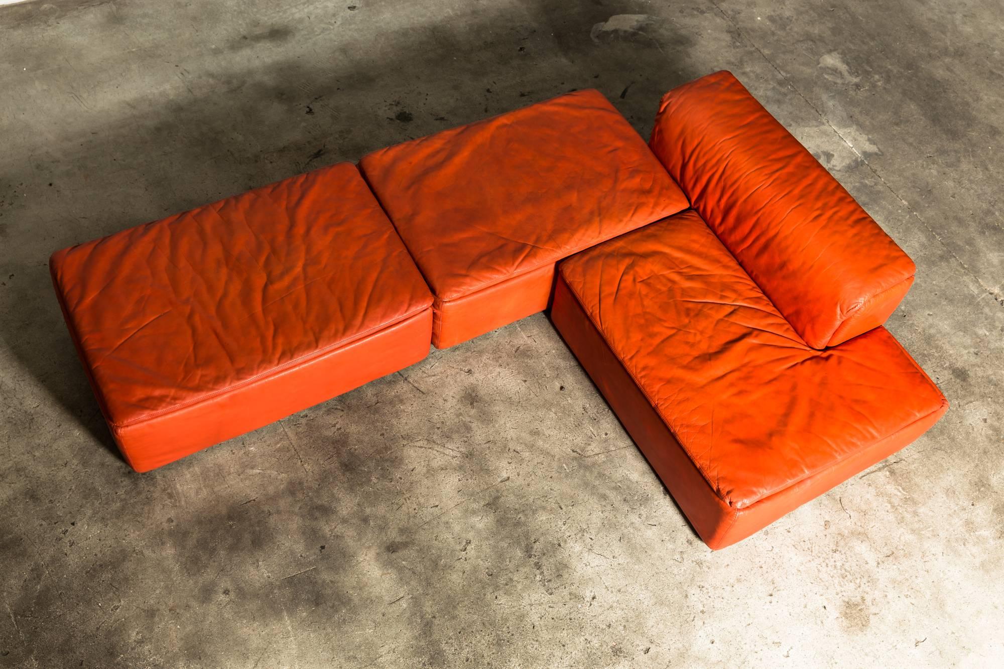 1968 “Paione” Sofa Designed by Claudio Salocchi for Sormani In Good Condition In Melbourne, VIC