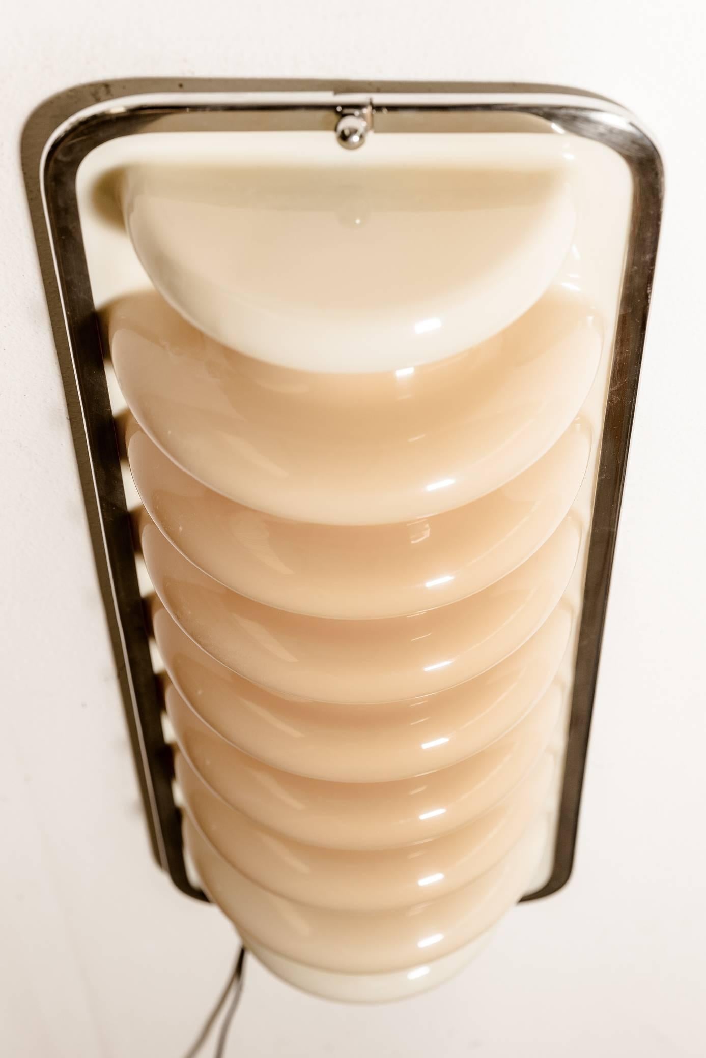 Mid-Century Modern Bruco Wall Lamp by Ettore Sottsass, 1971