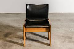 Set of Four Afra & Tobia Scarpa "Monk" Chairs