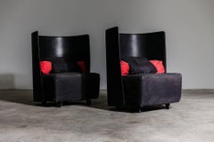 Pareja de tumbonas "Campo" de Jonathan de Pas para Zanotta 1984, Italia